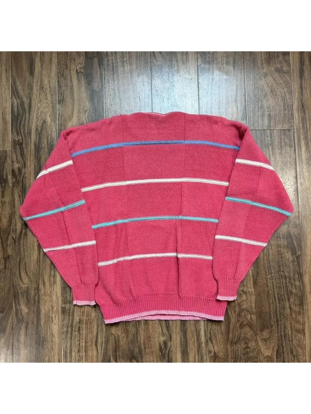True Vintage 70s Eastwind Alps Striped Sweater Size Large